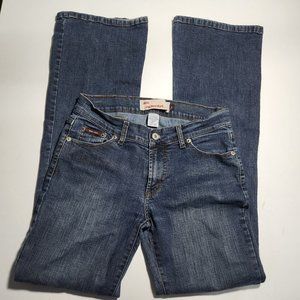 Angel Blue Jeans Story Bootcut Jeans Juniors Size 7 Blue Denim Jeans Stretch